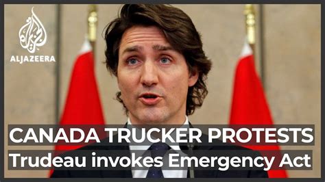 trudeau response to truckers
